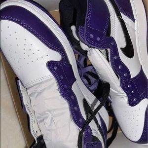 Court Purple Jordan 1s